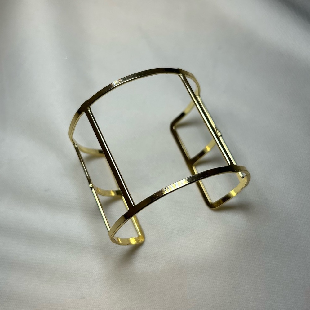 Gold Open Cuff Bracelet